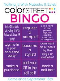 Free Bingo Games To Play On Facebook Bingo Game For Color Street Facebook Nail Bar Engagement Color Street Color Street Nails Color