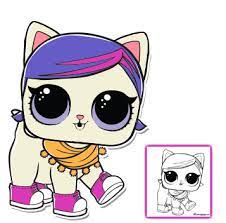 Combine the animal with the correct l.o.l. Color Your Favorite Lol Surprise Doll Lol Dolls Lol Dolls