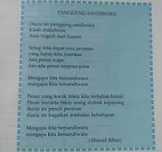 Lagu ini juga menjadi soundtrack film gila lu ndro. Jawablah Pertanyaan Pertanyaan Berikut1 Apakah Yang Dimaksud Dengan Kata Panggung Sandiwara Brainly Co Id