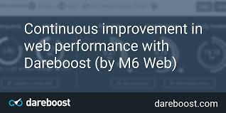 Maybe you would like to learn more about one of these? Continuous Improvement In Web Performance With Dareboost By M6 Web Dareboost Blog