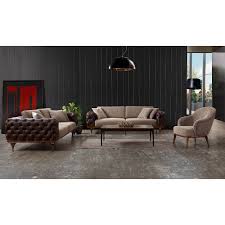 1 chesterfield design luxus polster sofa couch sitz garnitur leder textil chesterfield ? Leder Chesterfield Sofagarnitur Bei Optimawohnen Jetzt Kaufen