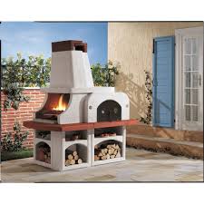 Latoscana Palazzetti Parenzo Charcoal Or Wood Fire Pizza Oven Parenzo The Home Depot Fire Pit With Cooking Grate Wood Burning Fire Pit Wood Fired Pizza