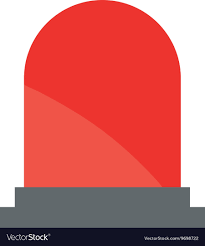 Emergency Strobe Light Icon Royalty Free Vector Image