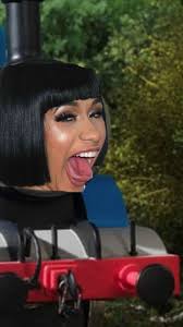 Cardi B x THOMAS THE TANK ENGINE?