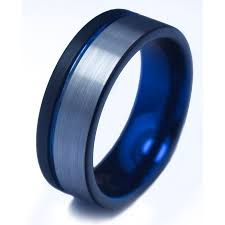 Generic Silver Blue Usa Tungsten Engagement Ring Price In