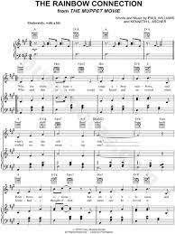 Access anywhere, including our free app. Kermit The Frog The Rainbow Connection Sheet Music In A Major Transposable Download Print Sku Mn0057084