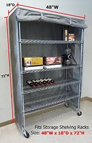 Storage Shelving Unit Cover Fits Racks 48 Wx18 Dx72 H C Https Www Amazon Com Dp B01a7ghyms Ref Cm Sw R Pi Awdb X Storage Shelves Shelving Shelving Racks