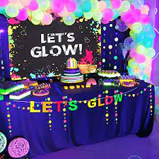 Check out our neon themed selection for the very best in unique or custom, handmade pieces from our shops. 43 Pieces Glow Party Supplies Neon Party Decoration Set Include Glow Party Themed Backdrop Let S Glow Banner Circle Dot Garland And 40 Pieces Colorful Glow Party Balloons For Birthday And Glow Party Pricepulse