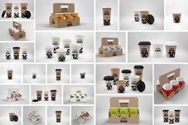 Free packaging and box mockups. Free Paper Takeout Boxes Mockup On Behance