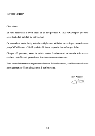 En Vous Remerciant D Avoir Choisi Un De Nos Produits Vitrifrigo Manualzz The more formal way to thank someone in advance. en vous remerciant d avoir choisi un de