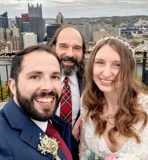 The Wedding Service for Robert Carey and Leah Jerome