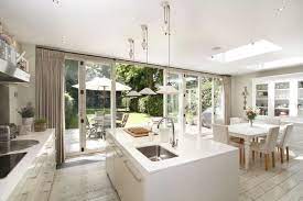 Bifold doors are becoming increasingly popular, as more of us are rushing to extend the homes we live in and make a real connection from the inside to out. Check Out This Property For Sale On Rightmove Kitchen Design Open Kitchen Layout Kitchen Design
