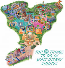 Disney Studios Map Disney Paris Disneyland Paris Disneyland