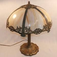 antique slag glass lamps collectors weekly