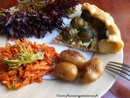 Tourte Aux Choux De Bruxelles Vegetalien Vegan France Vegetalienne Choux De Bruxelles Choux Cuisine Vegetarienne