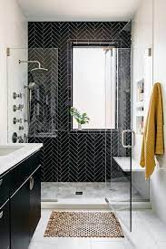 Check spelling or type a new query. Belmont Bathroom Sarah Montgomery Design Bathroom Interior Design Bathroom Design Small Black Tile Bathrooms
