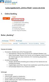 Leistungsubersicht Online Filiale Pdf Free Download