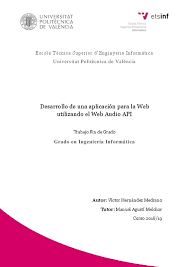 Desarrollo De Una Aplicacion Para La Web Utilizando El Web Audio Api