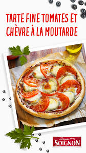 Recette Tarte Fine Tomates Et Chevre A La Moutarde En 2020 Tarte Fine Tomates Recette Tarte Tomate Chevre Repas Vegetarien