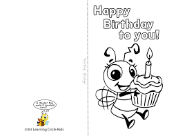 Tailored to tickle the funny bone of a jokester or warm the heart of a sensitive soul, your card speaks your message to the honored recipient every time they read it again. Diy Free Printable Birthday Card For Kids To Decorate And Write Their Own Messa Coloring Birthday Cards Happy Birthday Cards Printable Happy Birthday Printable