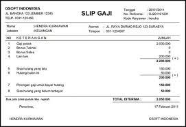 Meskipun begitu, format yang dibuat tentu saja tidak akan jauh berbeda antara perusahaan yang satu. Contoh Slip Gaji Driver Contoh Surat