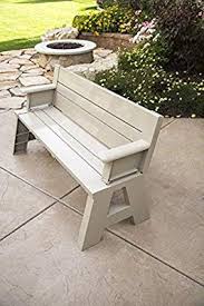 Amazon Com Premiere Products 5rcata1 Outdoor Bench Tan 31 5 X 14 5 X 58 Garden Outdoor Convert A Bench Outdoor Bench Bench