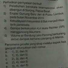 Fenomena Geosfer Yang Dikaji Melalui Aspek Fisik Geografi Ditunjukkan Oleh Nomor Brainly Co Id