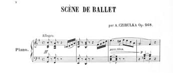 Fille Mal Gardee The Gorsky Pas De Deux Music For Piano