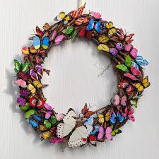 Maybe you would like to learn more about one of these? Diy Butterfly Wreath For Door Grapevine Form Frame Centerpiece Wire Ring Wood Year Round Upon Door Rainbow Butterfly Wall Decal Party Diy Decorations Aliexpress