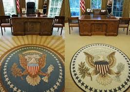 The Obama Oval Office Makeover And Decor In The White House Obama Oval Office Oval Office White House Washington Dc