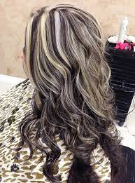 Blonde and white streaks on the hair that is very nicely tied in a pony. 20 Cool Silver White Highlights Hair Ideas Hairstyles Weekly