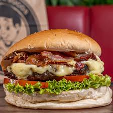 X Bacon Simples - Hambúrguer com queijo e bacon crocante