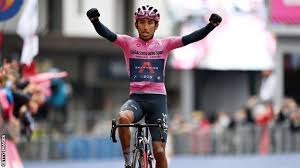 Egan bernal of colombia, left, was congratulated by his teammate geraint thomas of britain at the val thorens, france — perpetuating the tradition of great colombian climbers, egan bernal left. Asw5 Um6glsh3m
