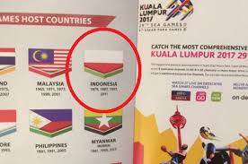 Atlet malaysia ini unggah bendera indonesia terbalik. Resmi Malaysia Minta Maaf Atas Insiden Pencetakan Bendera Indonesia Terbalik Bolasport Com