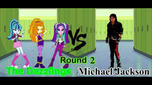 How do you not know how to spell michael. The Dazzlings Vs Michael Jackson Round 2 Scream Under Our Spell Youtube
