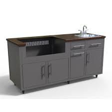 An outdoor bbq area is an outdoor kitchen or its mini version: Challenger Designs 67 25 Coastal Built In Grill Outdoor Kitchen Island