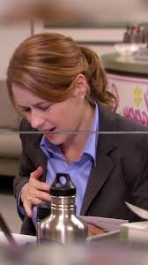Dwight Trying to Make Pam Milk