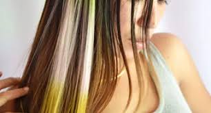 Otherwise, the red streaks tend to disappear in the dark brown hair. 3 Ways To Put Streaks In Your Hair At Home Wikihow
