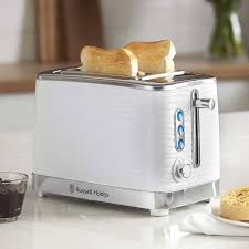 Russell Hobbs 24370 Inspire High Gloss 2 Slice Toaster White Toaster Retro Toaster Kettle And Toaster Set
