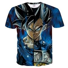Browse edm & rave clothing. Dragon Ball Z Half Goku Vegeta T Shirt Anime Monks