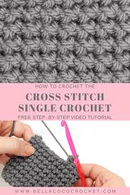 A sampler afghan featuring several easy stitch patterns for texture and interest including seed stitch, ridged eyelets, garter ridges, and broken seed stitch. Cross Stitch Single Double Crochet Bella Coco Crochet