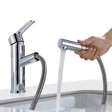 Homelody Waschtisch Armatur Bad Wasserhahn Mit Ausziehbarem Brause Mischbatterie Waschbeken Einhebelmisch Waschtischarmatur Waschbecken Armaturen Armaturen Bad