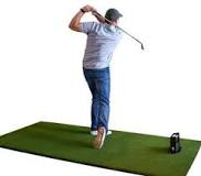 How to keep a golf mat from moving