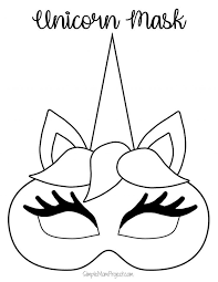 Unicorn face free printable coloring page. No Longer Available Unicorn Coloring Pages Unicorn Face Unicorn Mask