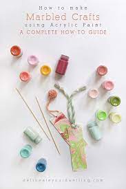 How To Marble With Acrylic Paint Simple Acrylic Paintings Acrylic Painting Diy Painting