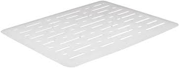 rubbermaid sink mat, large, white