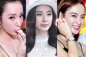 Cô được mẹ cho mặc váy, cài hoa trên tóc dễ thương. Angela PhÆ°Æ¡ng Trinh Pháº£i Tráº£i Qua Qua Trinh Tháº©m Má»¹ Gian Nan Má»›i Trá»Ÿ Thanh Má»¹ Nhan Dao Keo Ä'áº¹p Nháº¥t Vbiz