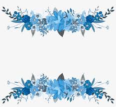 Discover and download free flower png images on pngitem. Flowers Floral Bouquet Flower Border Frame Blue Flower Frame Blue Png 879x773 Png Download Pngkit