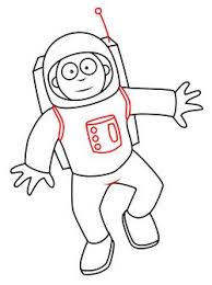 How to draw an astronaut is one exciting project. Drawing A Cartoon Astronaut Cartoon Astronaut Simple Cartoon Characters Astronaut Drawing