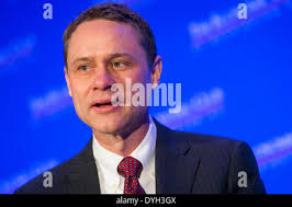 Wes Bush, Chairman, CEO and President, Northrop Grumman Corporation, is  interviewed during an Economic Club of Washington event in downtown  Washington, D.C.